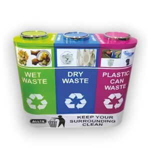 SS Wet, Dry & Plastic Bin